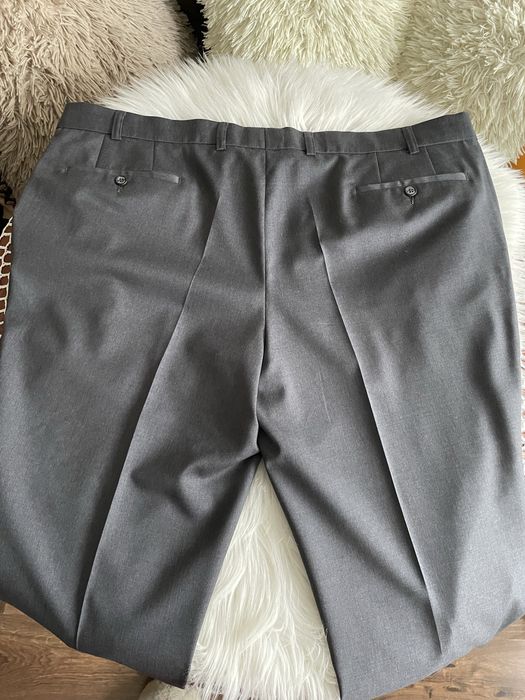 Wełniane  spodnie garniturowe 100% wełna Woolmark