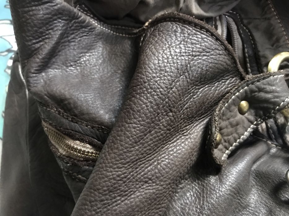 Подарок Вашему мужчине. Большая кожаная сумка.