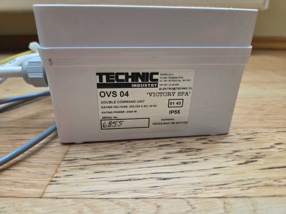 Sterownik Elektronika Jacuzzi Victory SPA OVS 04 Centralka Panel
