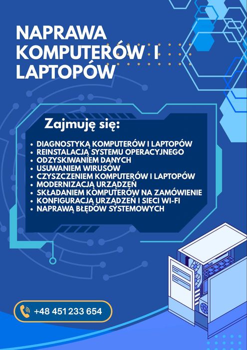 Naprawa komputerów i laptopów - Jan Poręba