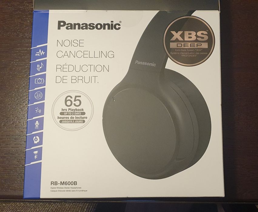 Słuchawki bezprzewodowe nauszne Panasonic RB-M600B bluetooth