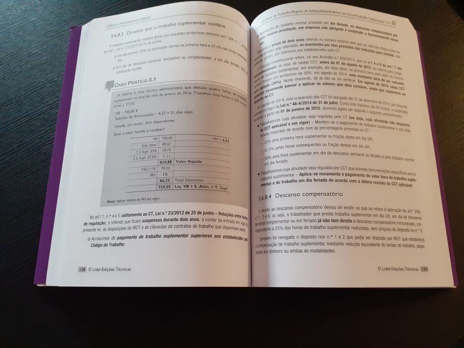 Cálculo e processamento salarial