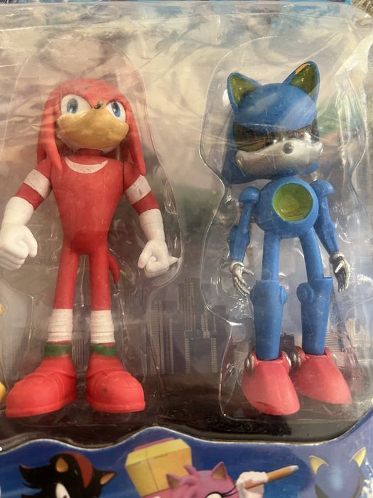 Conjunto bonecos Sonic 4 NOVO