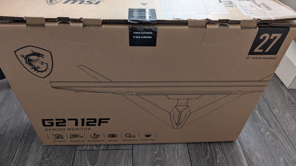 Монітор 27" MSI G2712F ще на гарантії