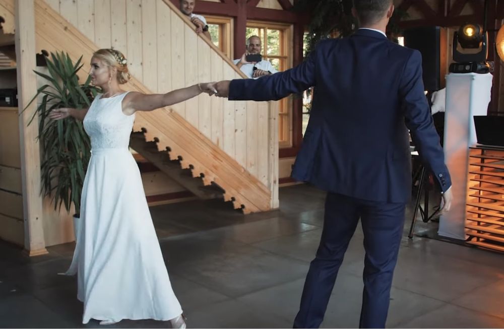 Sukienka ślubna Swing r.34 2w1!