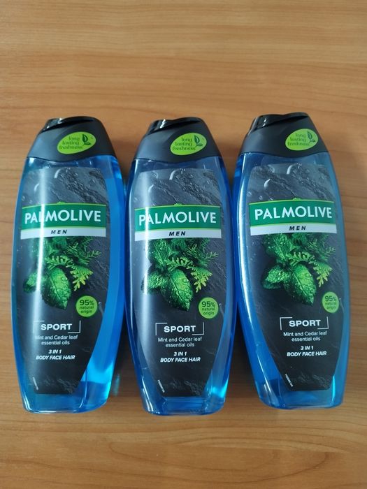 Palmolive MEN 3w1. 3 żele do kompieli.