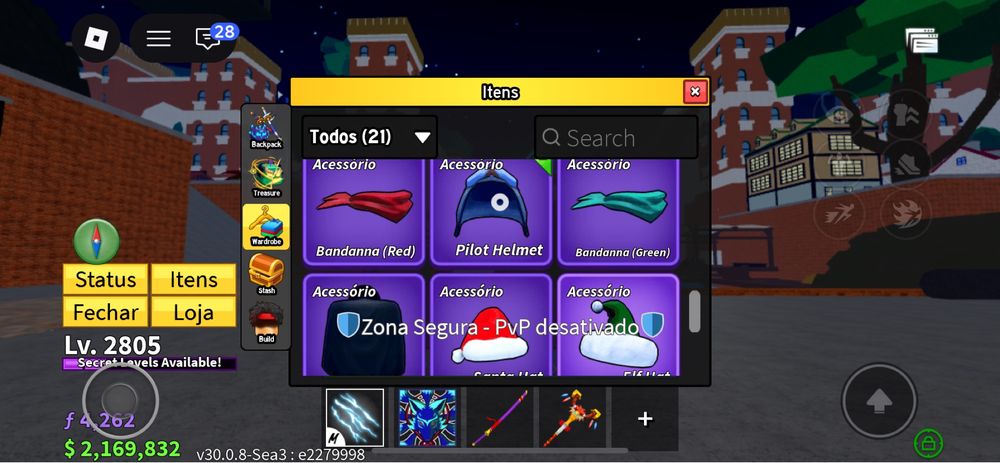 Conta de Blox Fruits