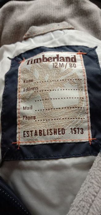 куртка Timberland зимняя на 12 месецев