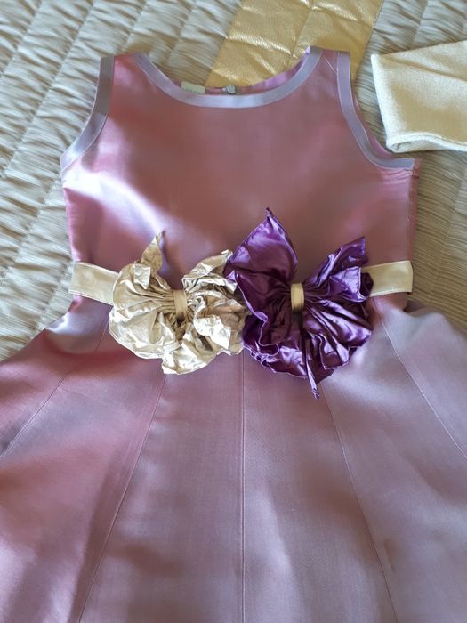 Vestido cerimónia, marca Valentina, 8/9 anos, + casaco