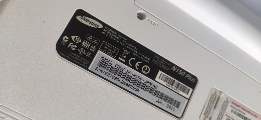 Computador portátil Samsung NP-N150