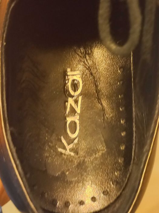 Buty KAZAR męskie czarne 41 do garnituru stan bdb jak nowe.OKAZJA!