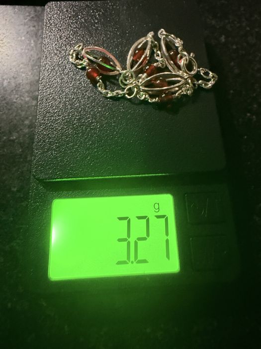 Pulseira em prata  trabalhada-peso 32,7gr