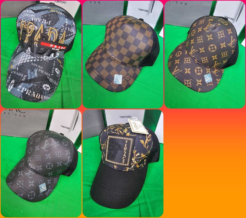 Czapki z daszkiem Louis Vuitton Bejsbolówki Versace Premium Czapka