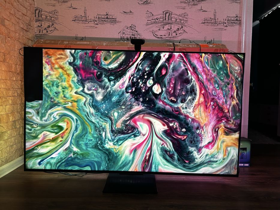 Крутой 4к телевизор TCL 55” Mini LED Qled + Govee Ambilight T2 | Комплект | Дёшево