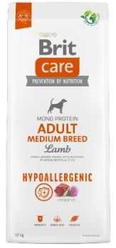 Ração Cão Brit Care Hipoalergénica Medium Lamb 12kg