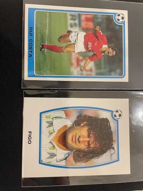 Cromos 92/93 Luís Figo e Rui Costa