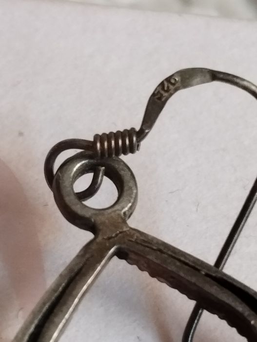 Duże kolczyki srebro 925