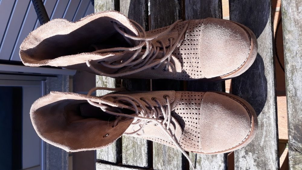 Botas de verão em pele, 38