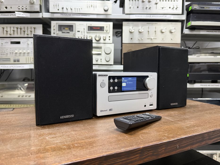 ‼️ Wieża Kenwood M-725DAB Bluetooth, AUX, USB, FM, AUX, Audio Room