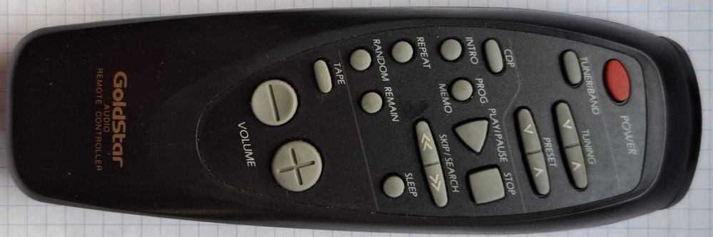 Pilot GoldStar audio – oryginał, sprawny (wieża stereo)