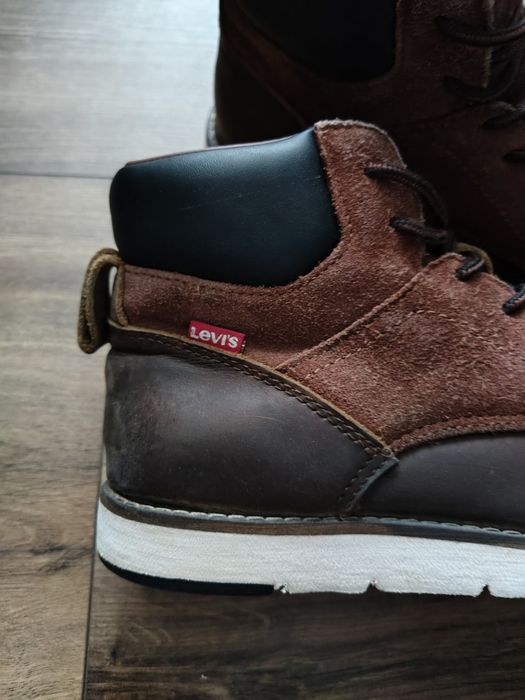Skórzane buty Levi's