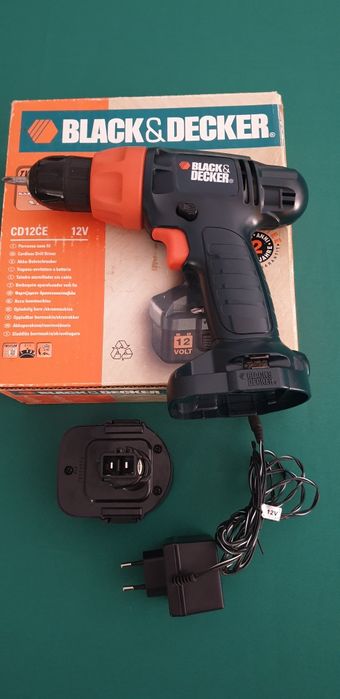 Aparafusadora sem fios, Black & Decker