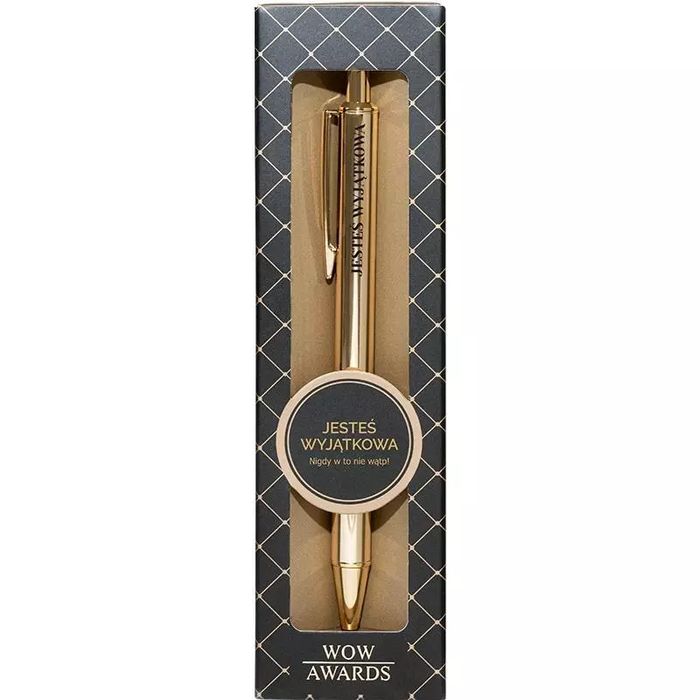 Długopis z grawerem na prezent Jesteś Wyjątkowa. Be-Happy Gifts
