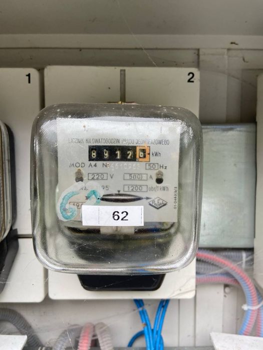 Używane liczniki elektryczne Pafal (11 sztuk)