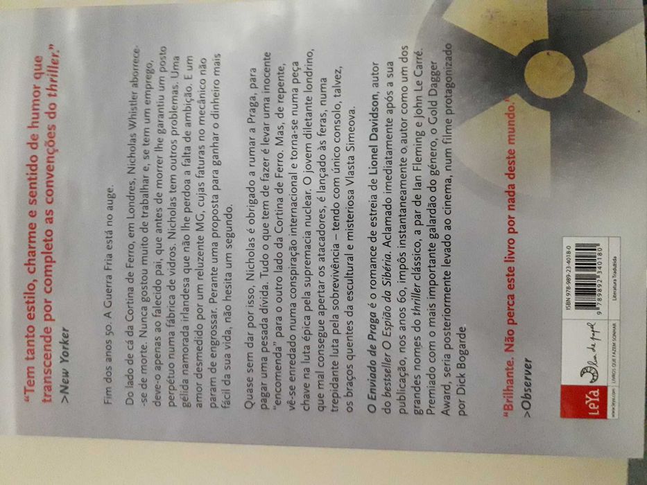 Livro "O Enviado de Praga"