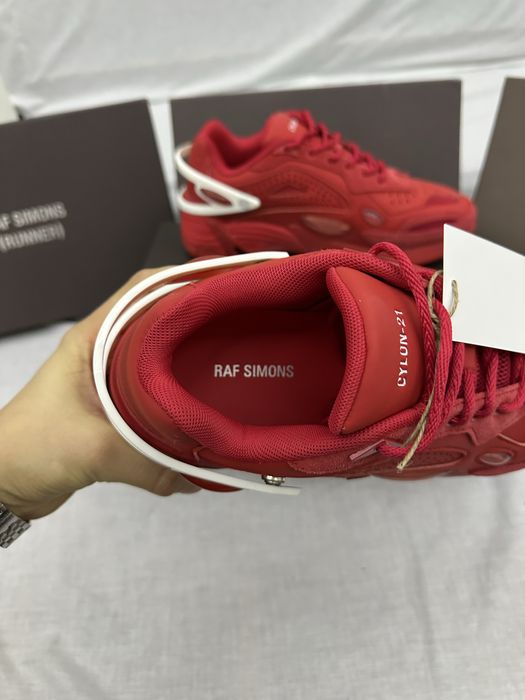 Червоні кросівки Raf Simons Cylon-21 / gucci / bape / purple / amiri