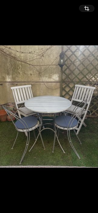 Stolik do ogrodu/ na taras + 2 krzesełka