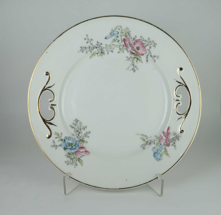 Par de pratos Vista Alegre Séc. XIX/XX - Boa Ventura dos Reis Filho