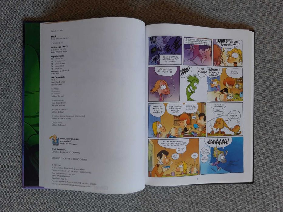 BD Titeuf "À la folie!" de ZEP