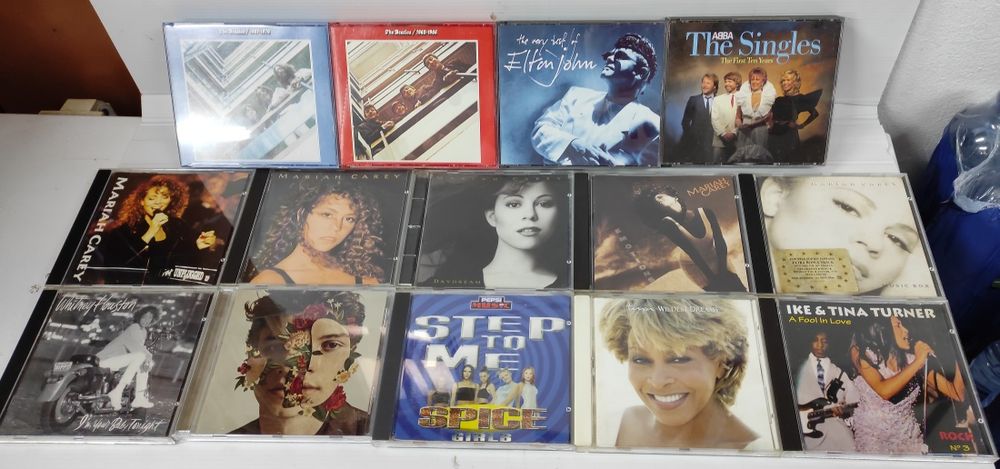 Cd's & Vinys - Tina Turner/ Mariah Carey/ Culture Club/ Madonna/ Spice Girls/ Shawn Mendes/ Elton John/ Blondie