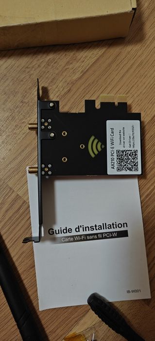 Бездротовий адаптер Ubit Wi-Fi 6E + Bluetooth 5.3 PCIe (PCI-E)