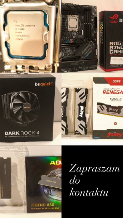 Części komputerowe w stanie idealnym