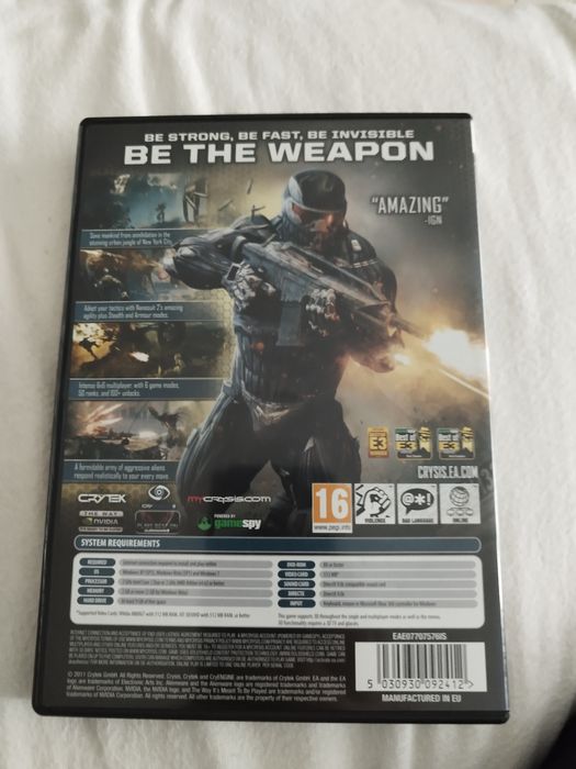 Crysis  2 PC dvd64741095212674121