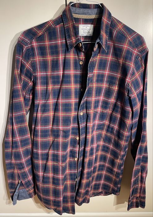 Camisa xadrez da Sfera em algodao