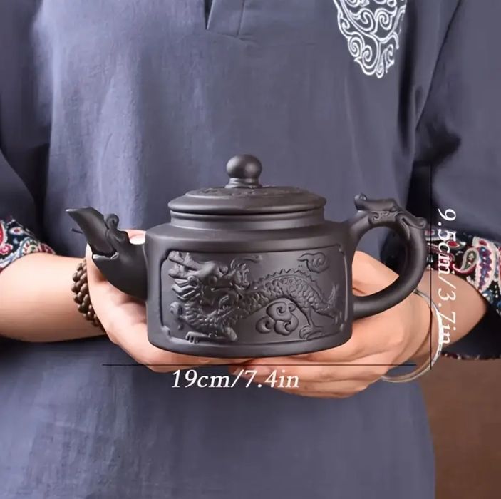 Китайський чайник з ісинської глини Тянь-Лун - Небесний Дракон 360 мл