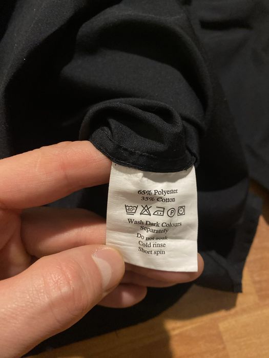 (M-L) Черная рубашка чорна сорочка hugo boss