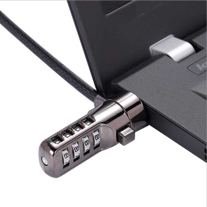 Cabo com Cadeado anti-roubo de para computador portatil
