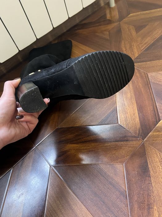 Чоботи замшеві