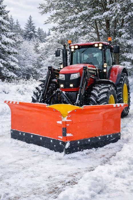Pług do śniegu strzałka lekki składany na TUZ / EURORAMKA