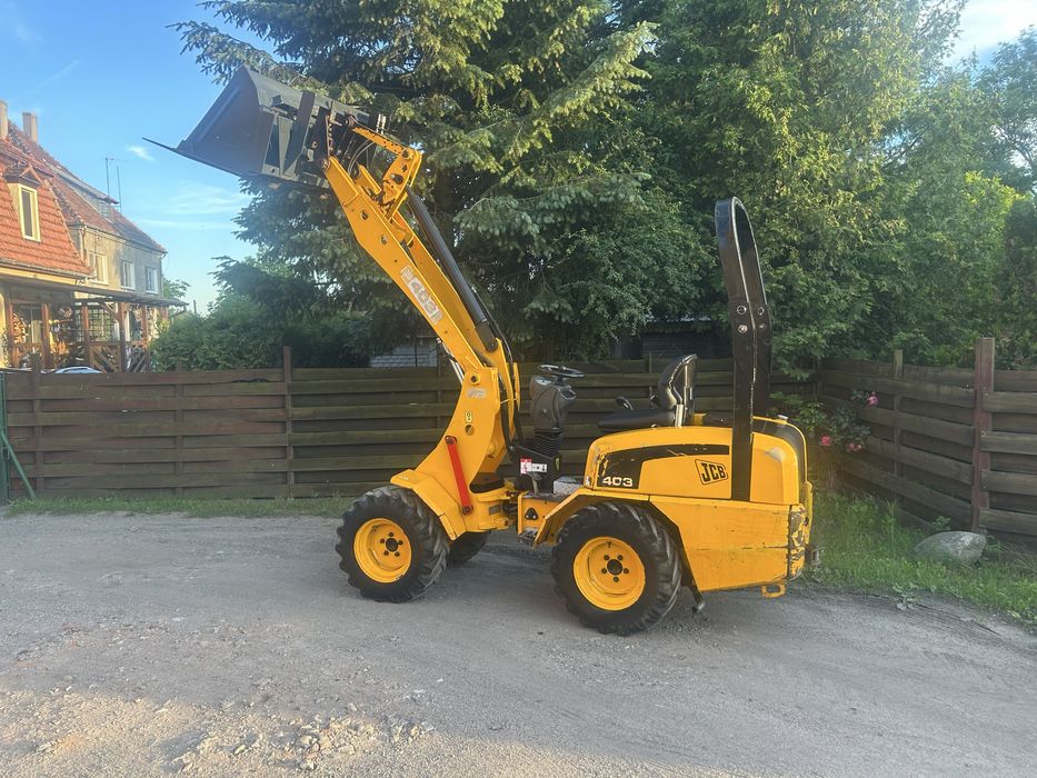 Miniładowarka Jcb 403  z 2008 roku , Ładowarka , umowa ,