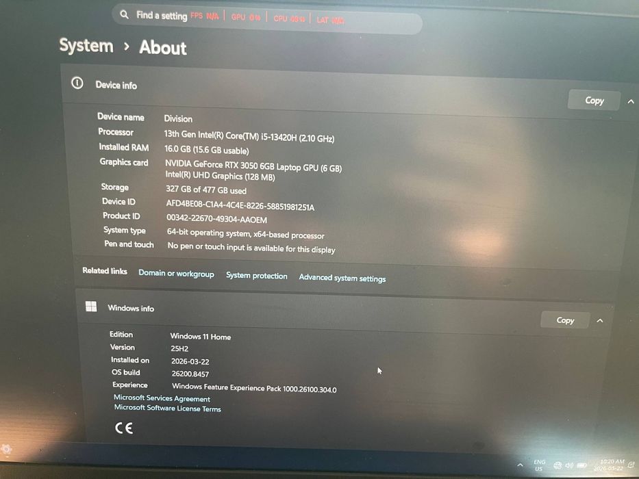 HP Victus 15 FA2031NS