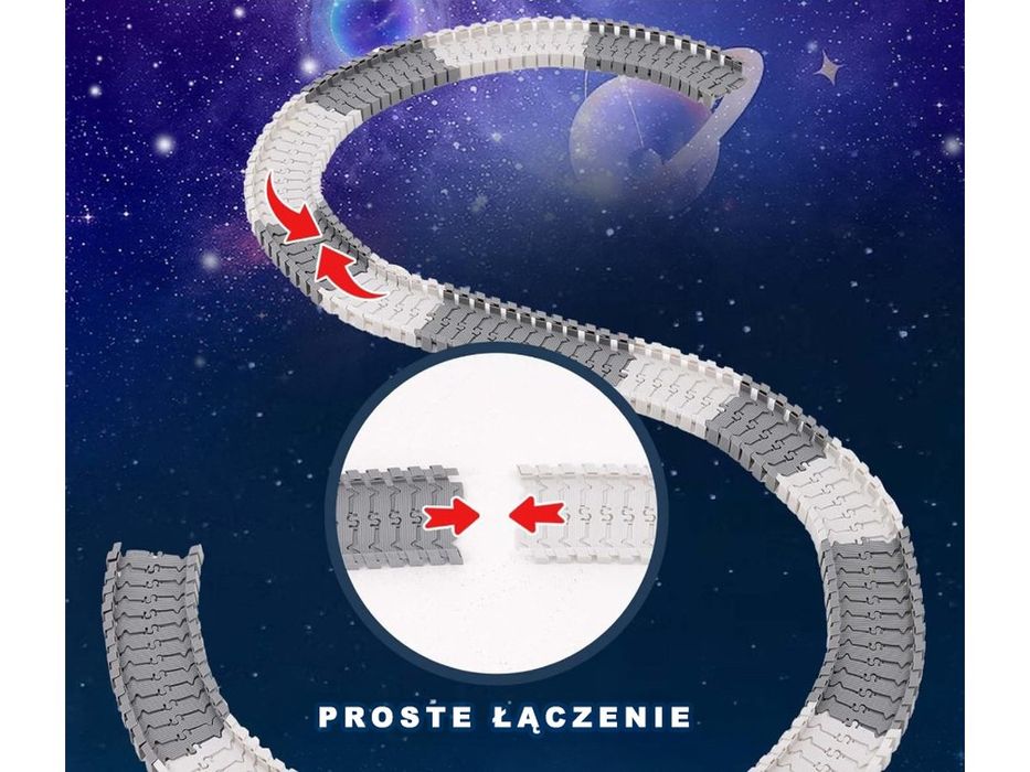 TOR WYŚCIGOWY Samochodowy Stacja Kosmiczna, KOSMOS Rakieta