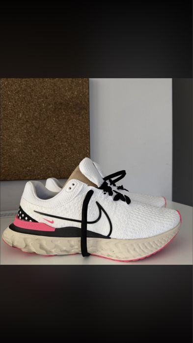 Nike React Infinity Run Flyknit 3 White р44