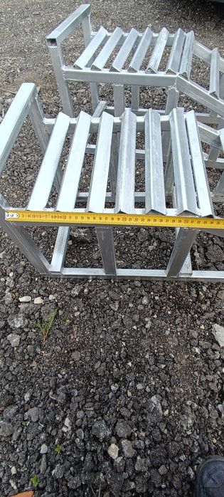 Duas rampas metallico