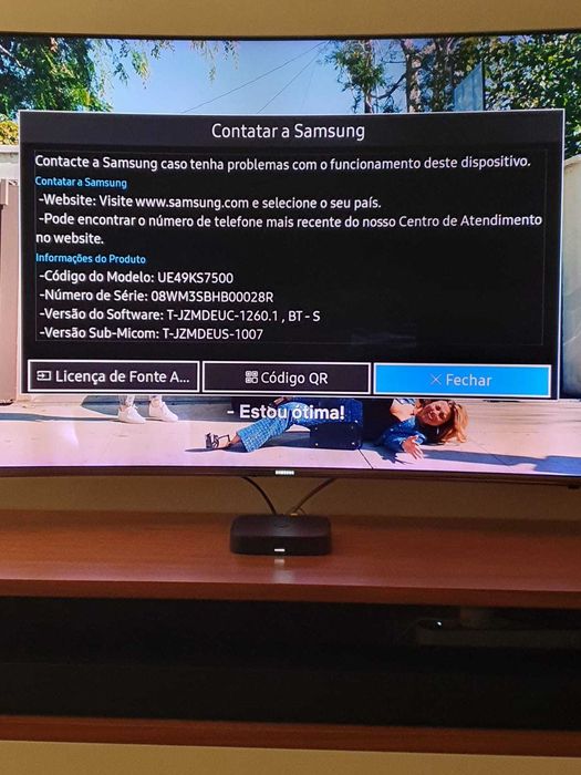 TV Samsung EU 49KS7500 CURVA 49"