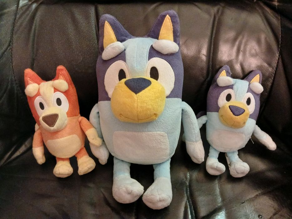 Блуи  Бинго Хили голубой собачка  Bluey оригинал мягкая плюшевая Moose